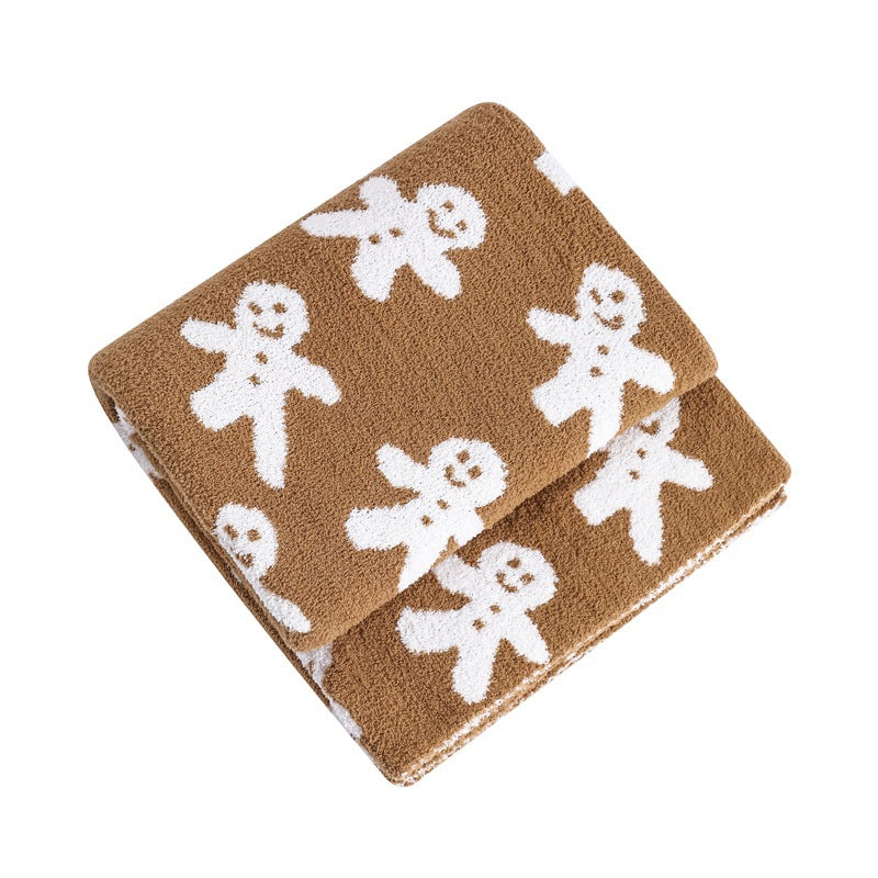 Unisex Gebreide Deken Decoratief Ruitpatroon 5