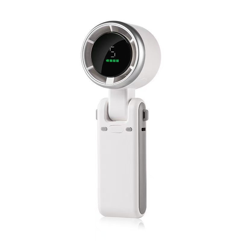 Unisex Handventilator Compact Oplaadbaar Met Digitale Snelheidsweergave 0