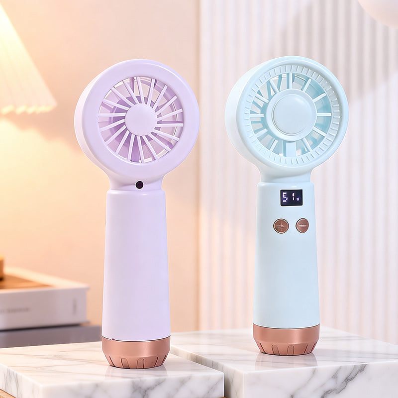 Unisex Handventilator met Bevochtigingsfunctie en Digitaal Display 3