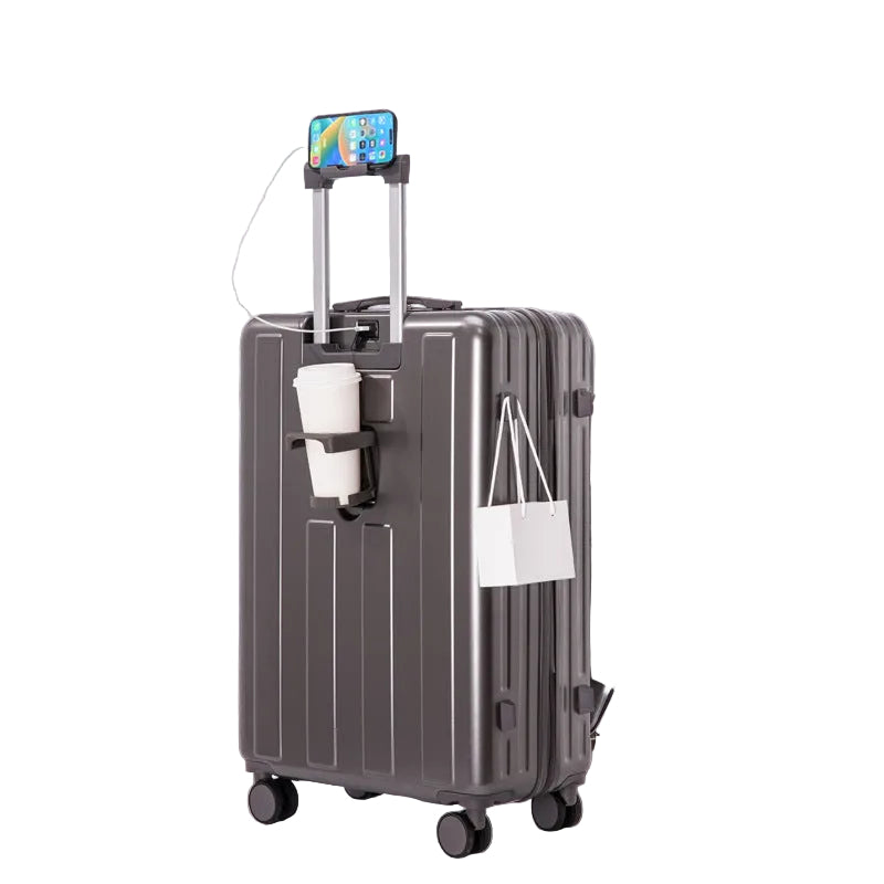 Unisex Hardshell Bagage Met Geïntegreerd Laadstation 0