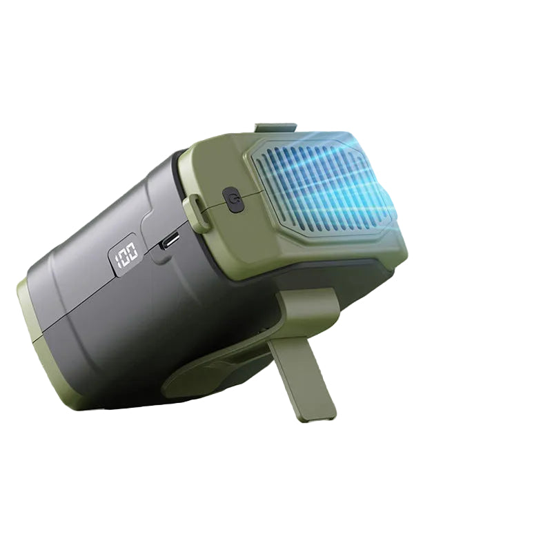 Unisex Heupventilator Compact Draagbaar Met Digitale Batterij-indicator 0
