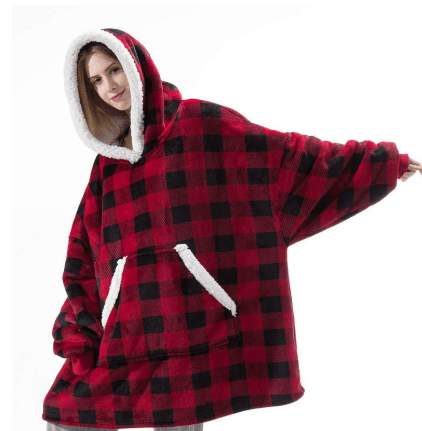 Unisex Hoodiedeken voor Comfort en Warmte 2