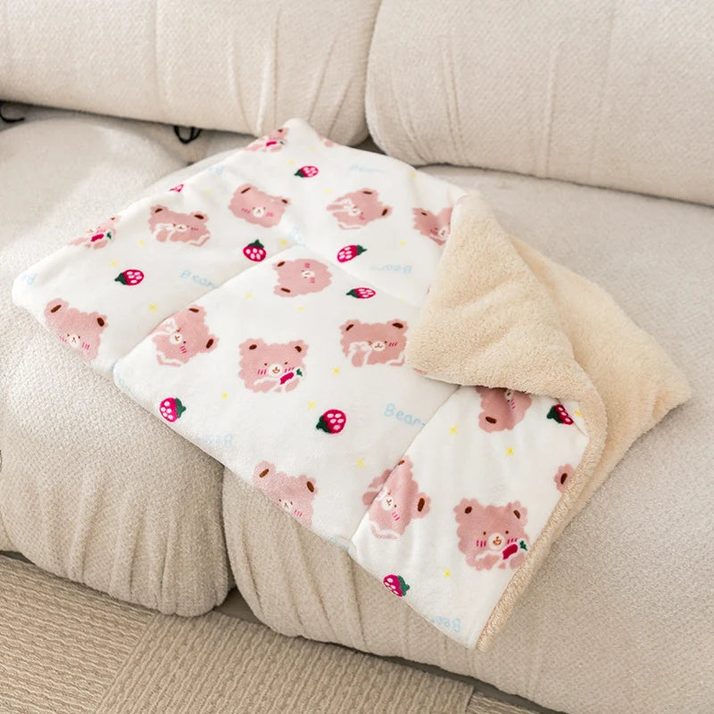 Unisex Huisdierdeken Flanellen Cartoonstijl 3