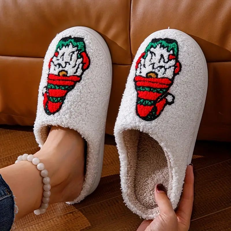 Unisex Huispantoffels Hertenmotief voor de Winter 4