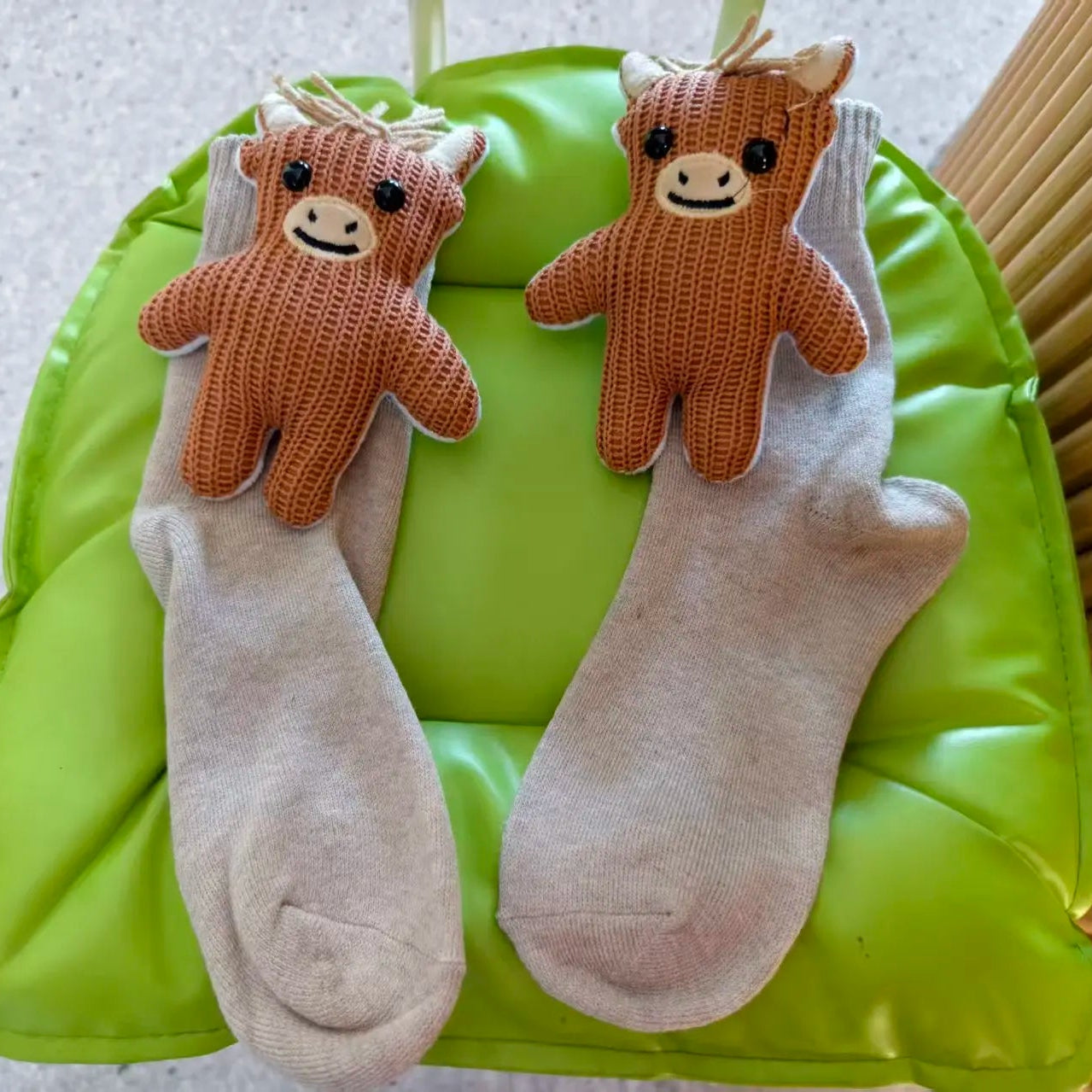 Unisex Huissokken met 3D Dierenaccent voor Binnengebruik 9