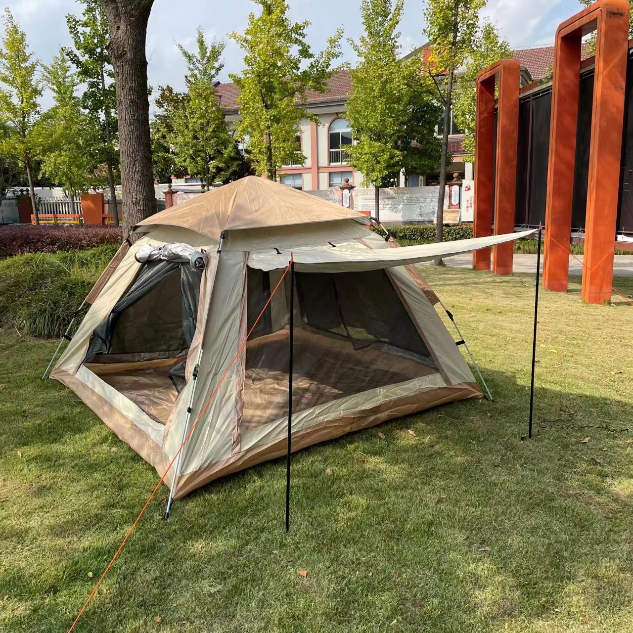 Unisex Kampeertent Dubbelwandig Ruim en Ventilerend 2