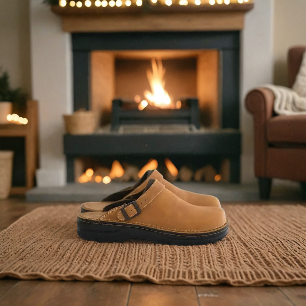 Unisex Klompen Suède Slip-On Met Verstelbare Band 4
