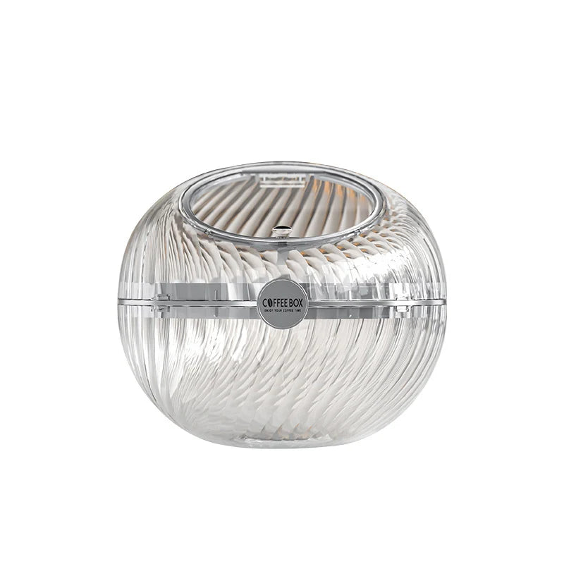 Unisex Koffiecapsule Dispenser Bolvormig Transparant 4