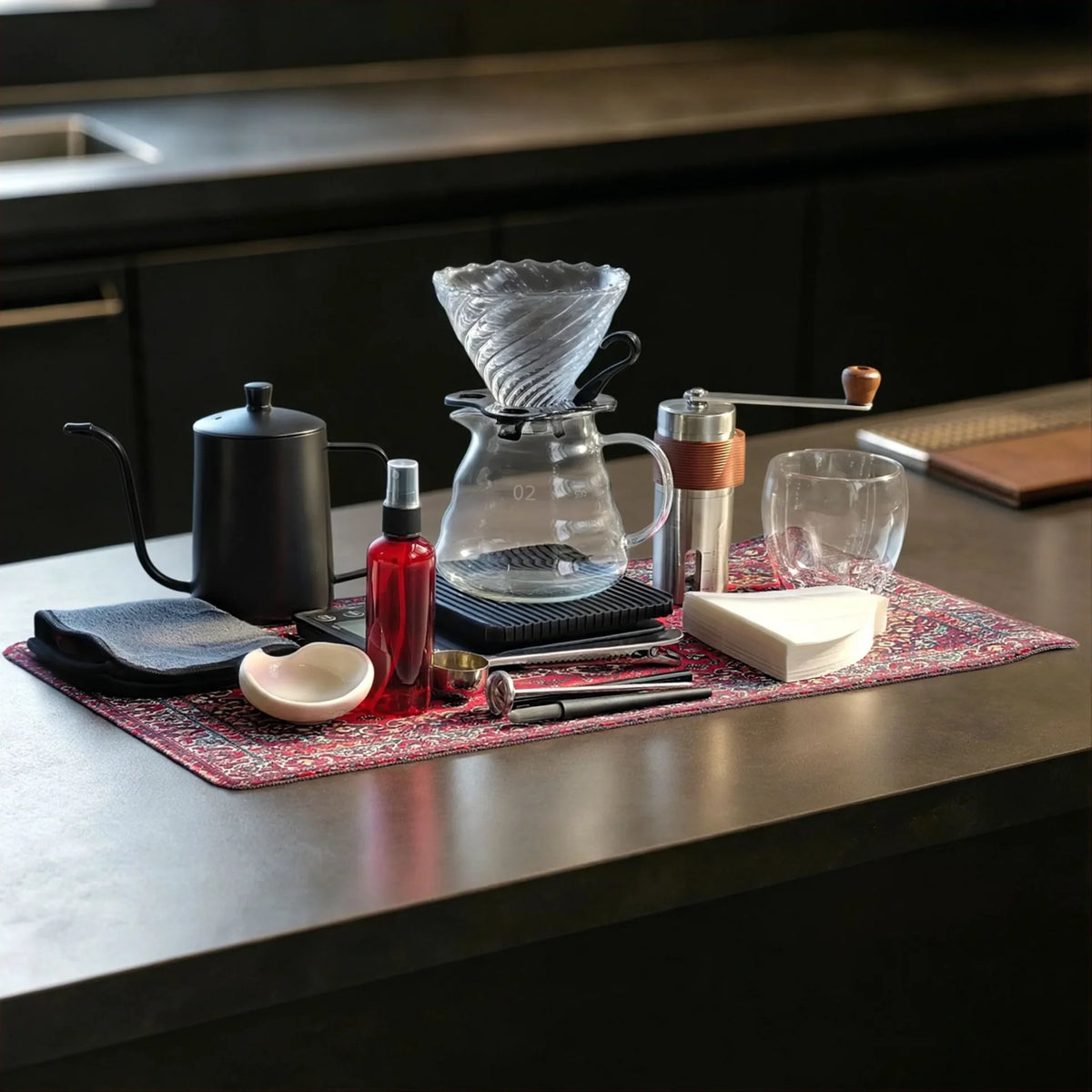 Unisex Koffiezetset Handmatige Bereiding Draagbaar 6