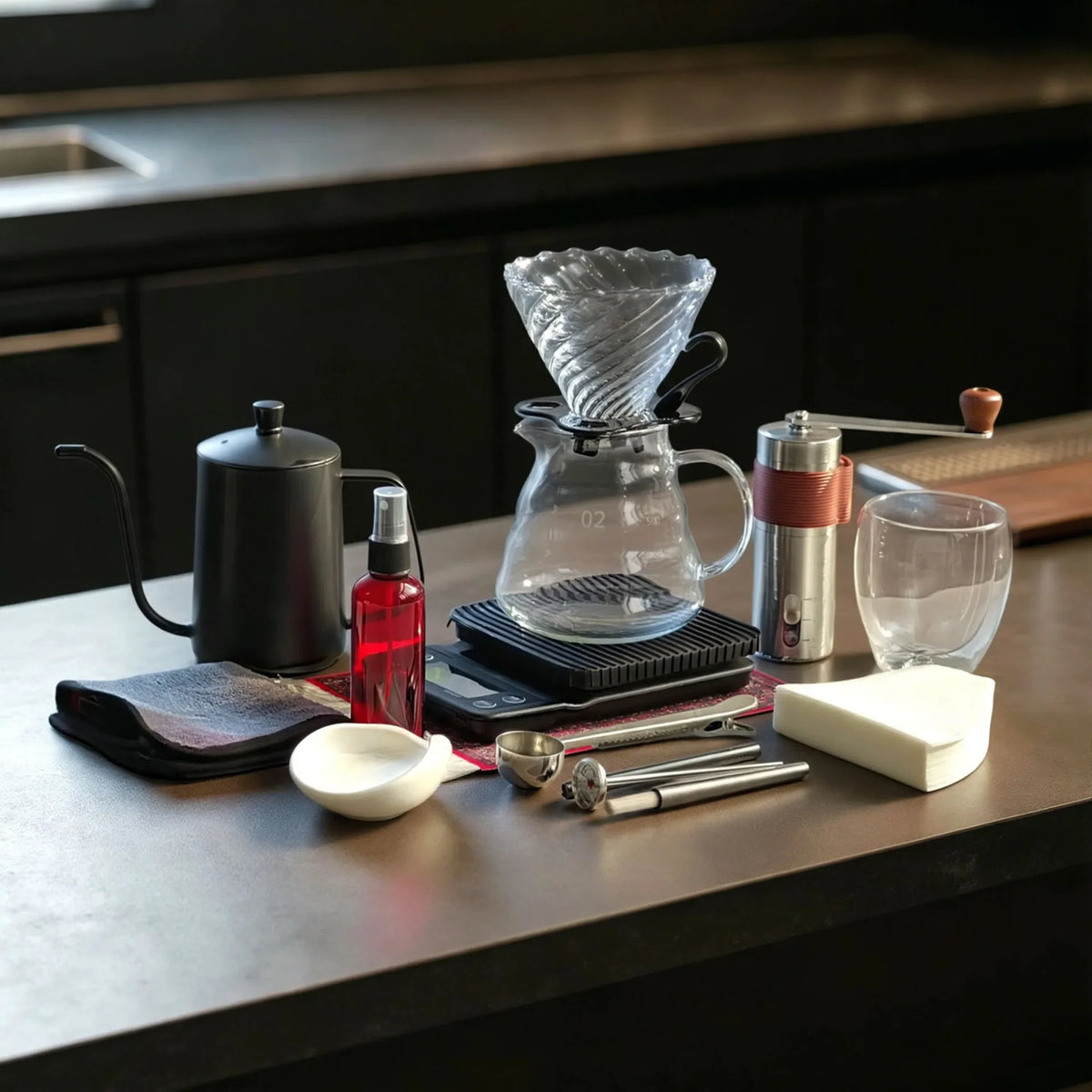 Unisex Koffiezetset Handmatige Bereiding Draagbaar 9