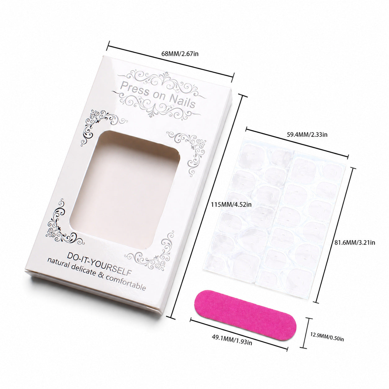 Unisex Kunstnagels Set DIY Stijlvol Ontwerp 0