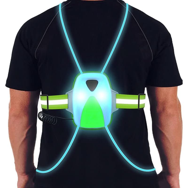 Unisex LED Veiligheidsvest voor Joggen en Buitenactiviteiten 4