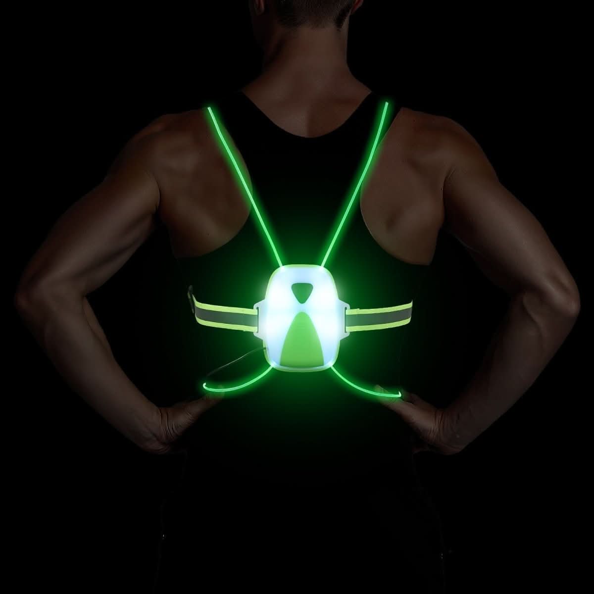 Unisex LED Veiligheidsvest voor Joggen en Buitenactiviteiten 5