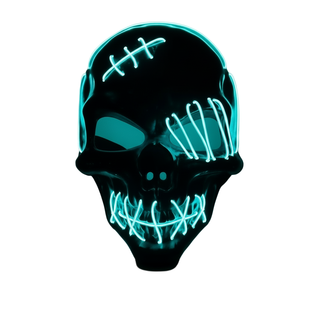 Unisex LED Vendetta Masker voor Halloween 0
