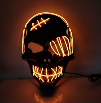 Unisex LED Vendetta Masker voor Halloween 4