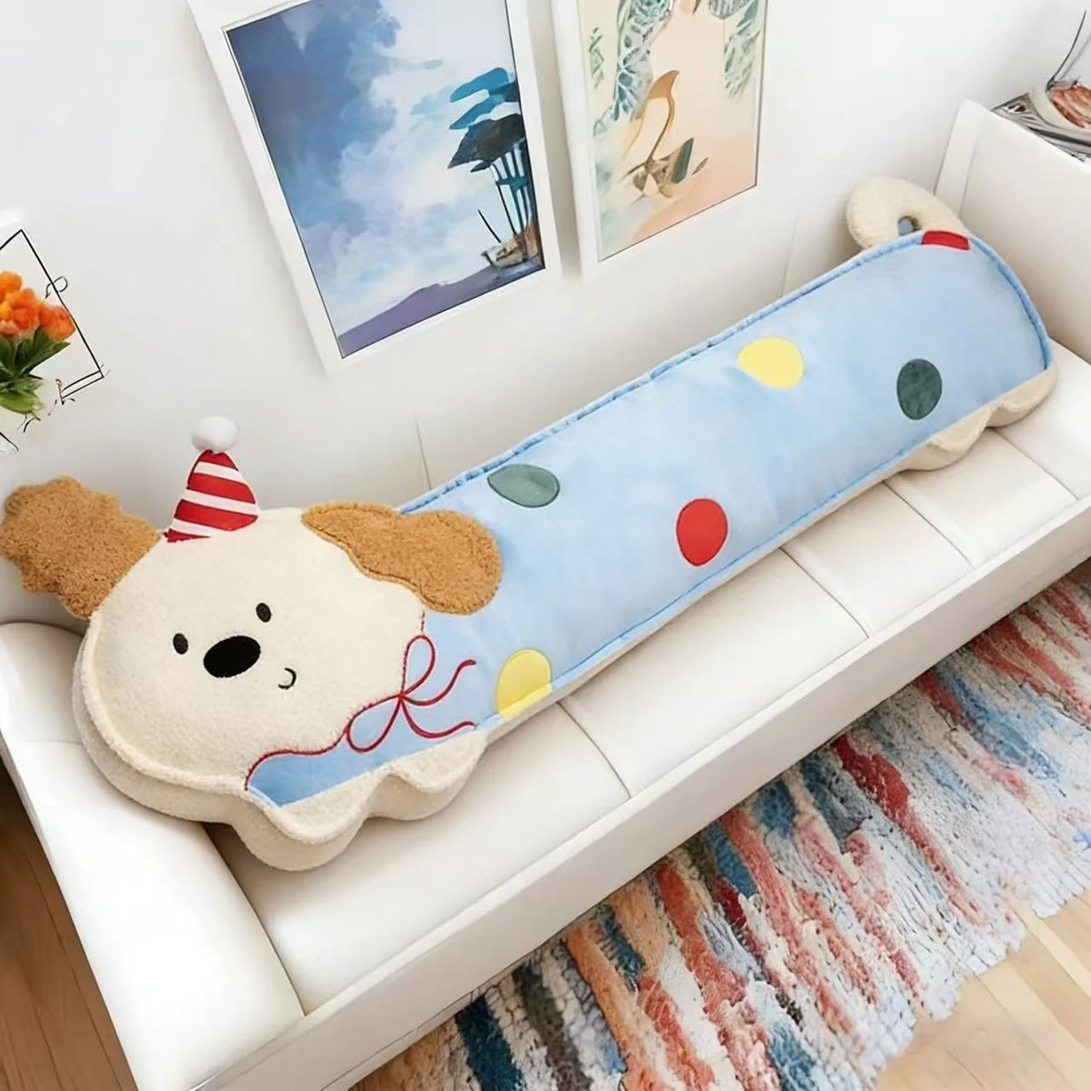 Unisex Langwerpig Lichaamskussen Hond Design 3