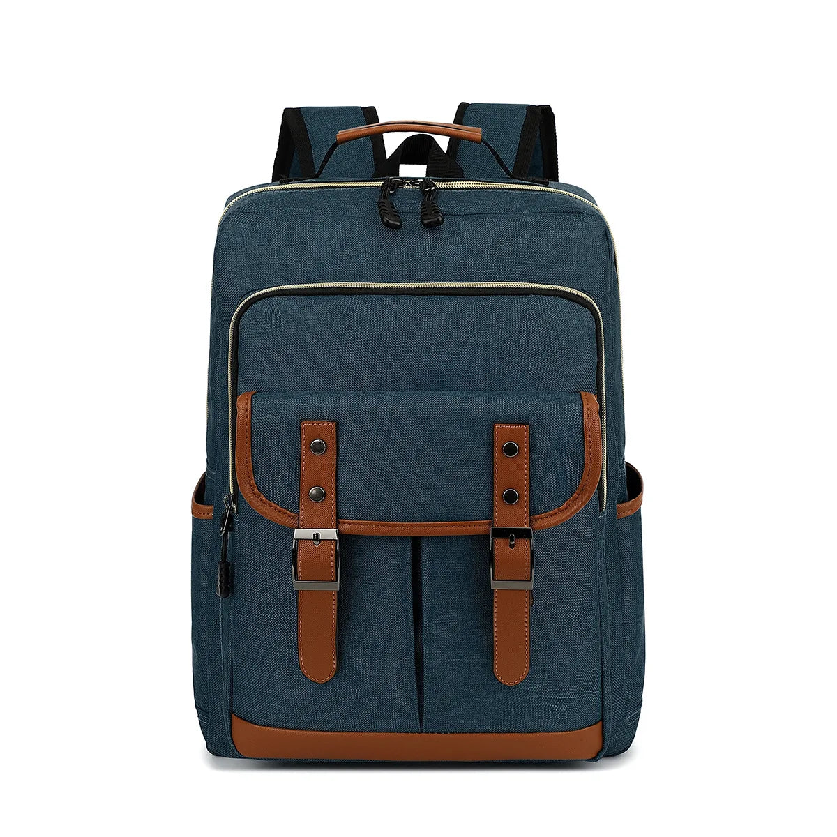 Unisex Laptop Rugzak Waterdicht Vintage Met Laptopvak 10