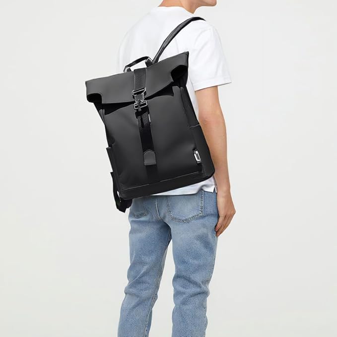 Unisex Laptop Rugzak Waterdicht met USB Oplaadpoort en Slimme Indeling 3