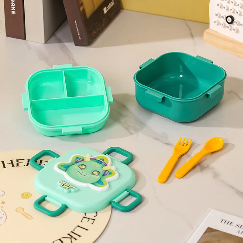 Unisex Lunchbox Broodtrommel met Speels Berenmotief 3