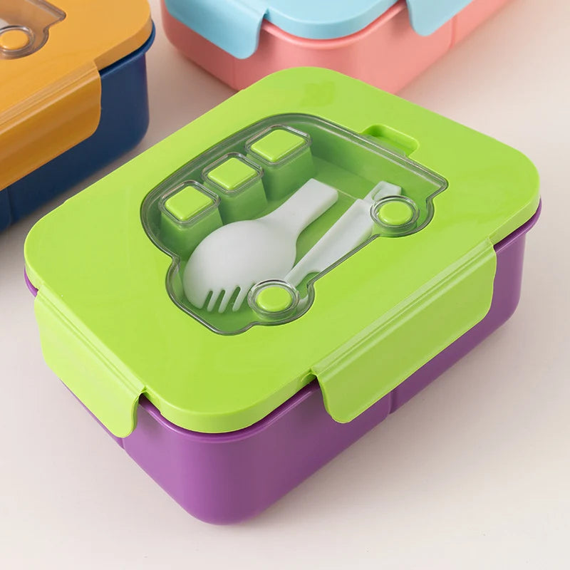 Unisex Lunchbox Cartoonstijl Met Compartimenten 1
