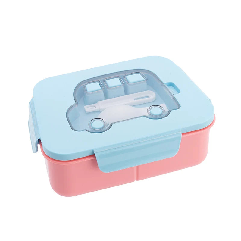 Unisex Lunchbox Cartoonstijl Met Compartimenten 3