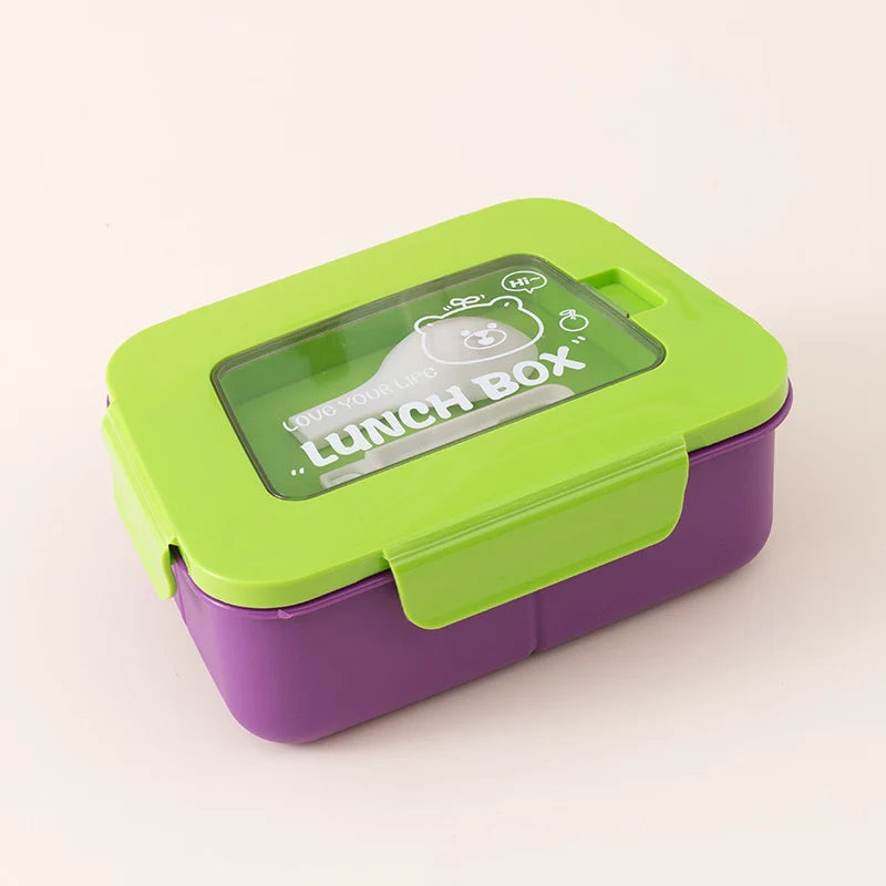 Unisex Lunchbox Cartoonstijl Met Compartimenten 5