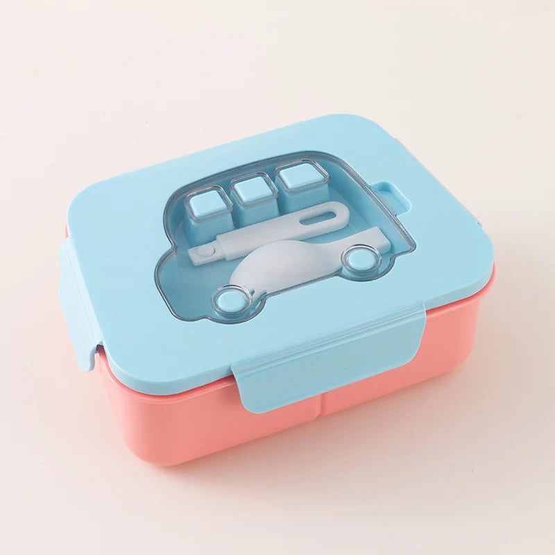 Unisex Lunchbox Cartoonstijl Met Compartimenten 6