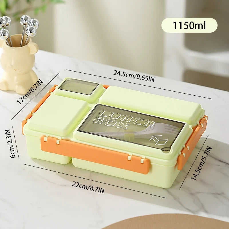 Unisex Lunchbox Met Meerdere Compartimenten En Luchtdichte Sluiting 7
