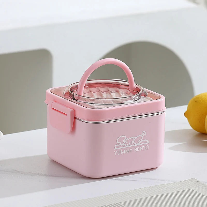 Unisex Lunchbox Met Meerdere Compartimenten Functioneel Design 0