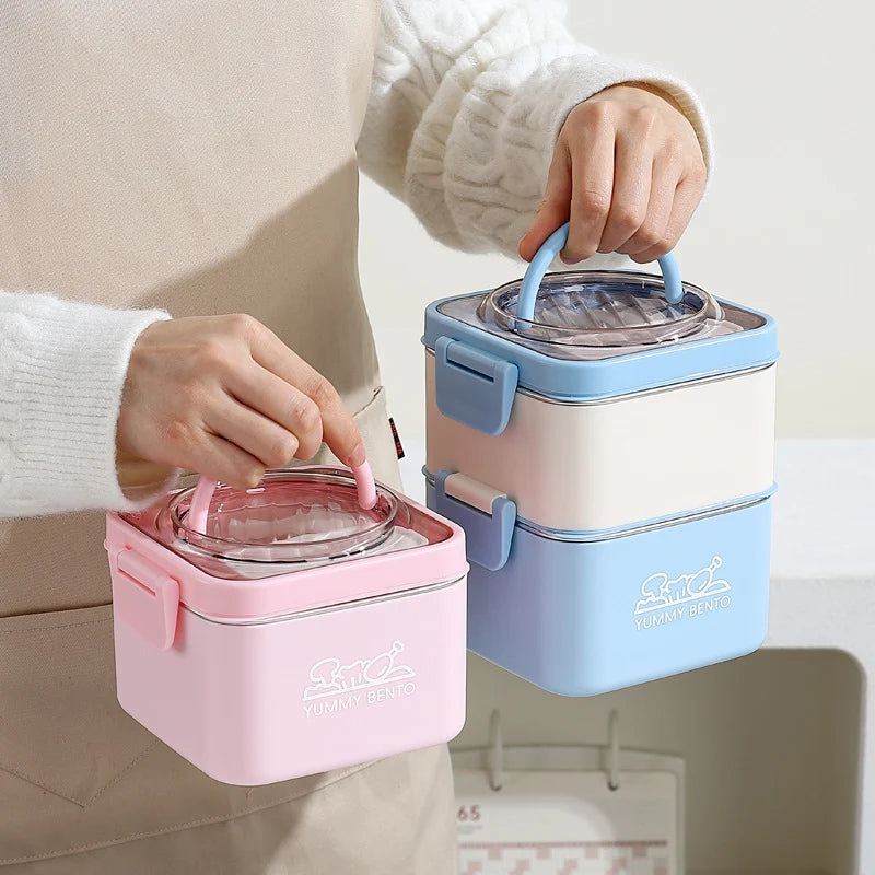Unisex Lunchbox Met Meerdere Compartimenten Functioneel Design 2