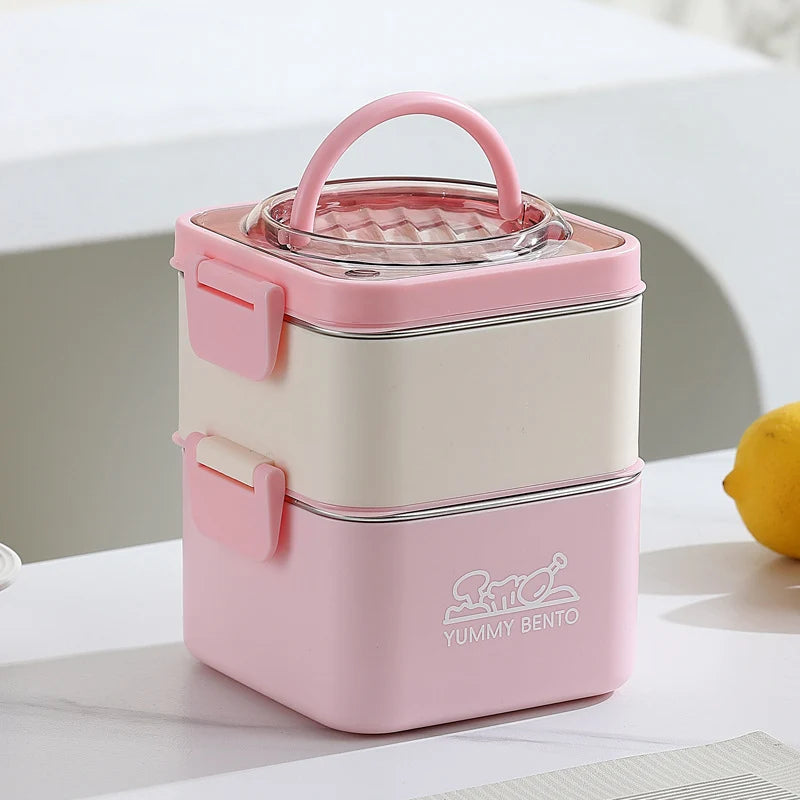 Unisex Lunchbox Met Meerdere Compartimenten Functioneel Design 8