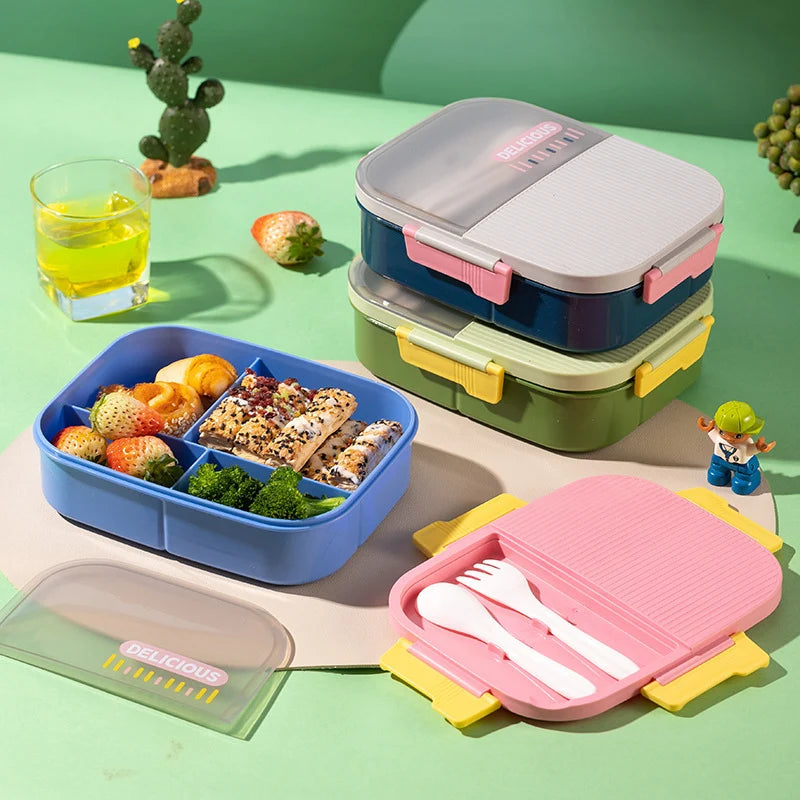 Unisex Lunchbox Met Meerdere Compartimenten Functioneel Ontwerp 1