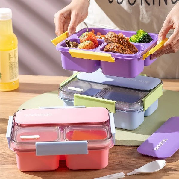 Unisex Lunchbox Met Meerdere Compartimenten Geïsoleerd 1