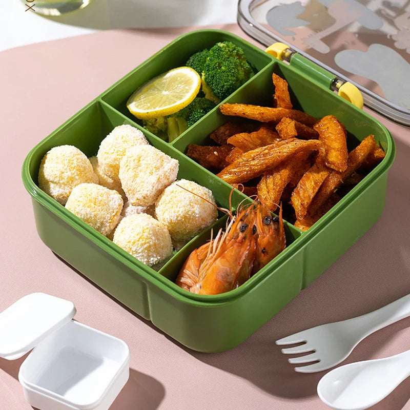 Unisex Lunchbox Met Meerdere Compartimenten Thema Design 2