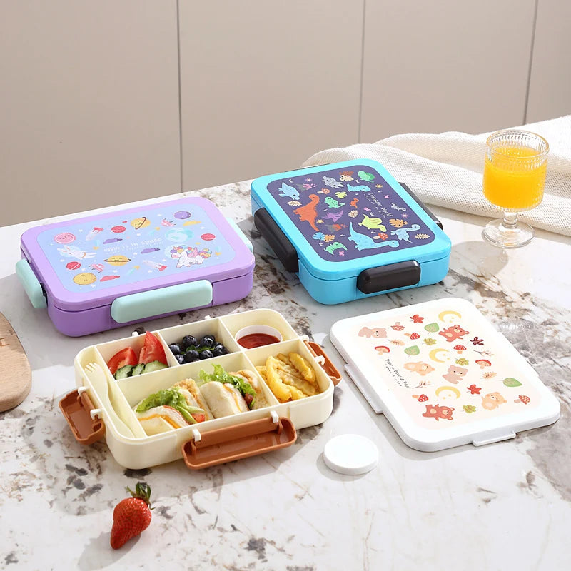 Unisex Lunchbox met Dierenprint en Veilige Sluiting 2