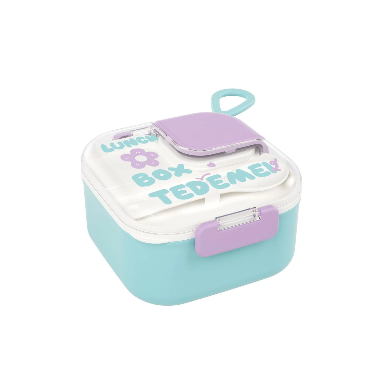 Unisex Lunchbox met Meerdere Compartimenten en Speels Thema 6