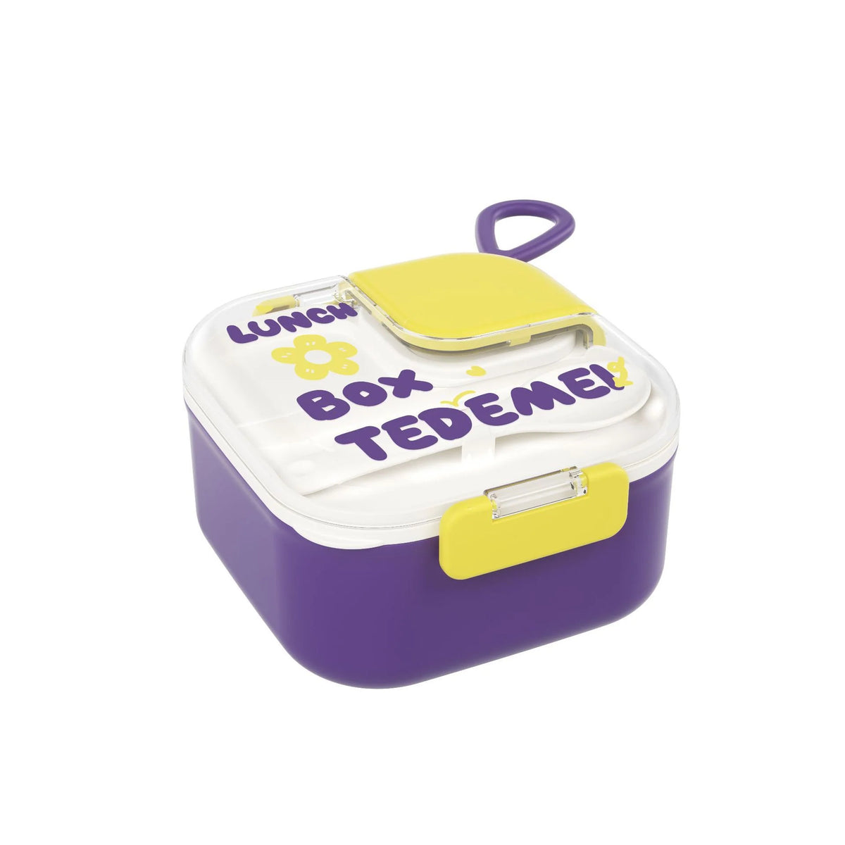 Unisex Lunchbox met Meerdere Compartimenten en Speels Thema 7