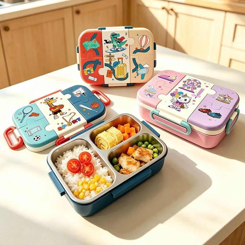 Unisex Lunchbox met Meerdere Compartimenten en Sportdesign 3