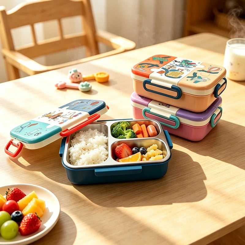 Unisex Lunchbox met Meerdere Compartimenten en Sportdesign 4