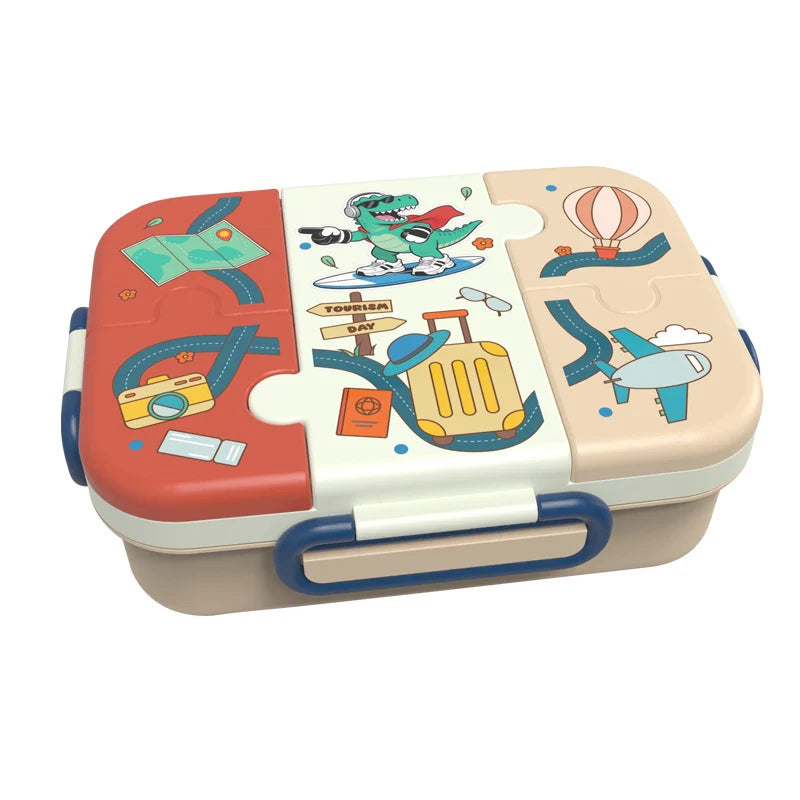 Unisex Lunchbox met Meerdere Compartimenten en Sportdesign 5