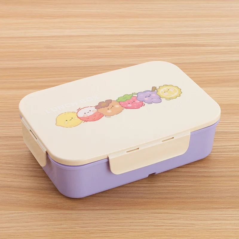 Unisex Lunchboxset Vrolijke Illustraties Draagbaar 8