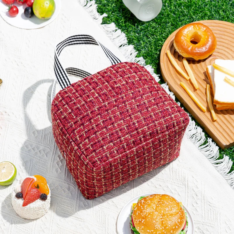Unisex Lunchkoeltas Met Meerdere Compartimenten Geïsoleerd 3