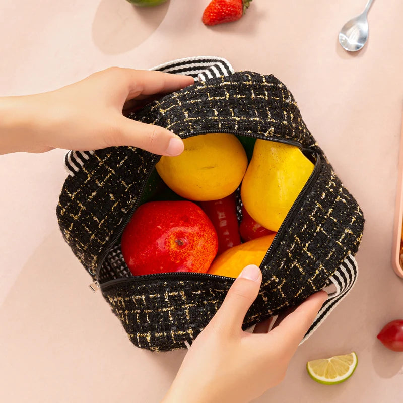 Unisex Lunchkoeltas Met Meerdere Compartimenten Geïsoleerd 4