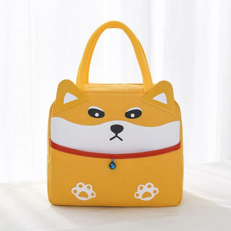 Unisex Lunchtas Dierenprint Met Charmant Shiba Inu Ontwerp 0