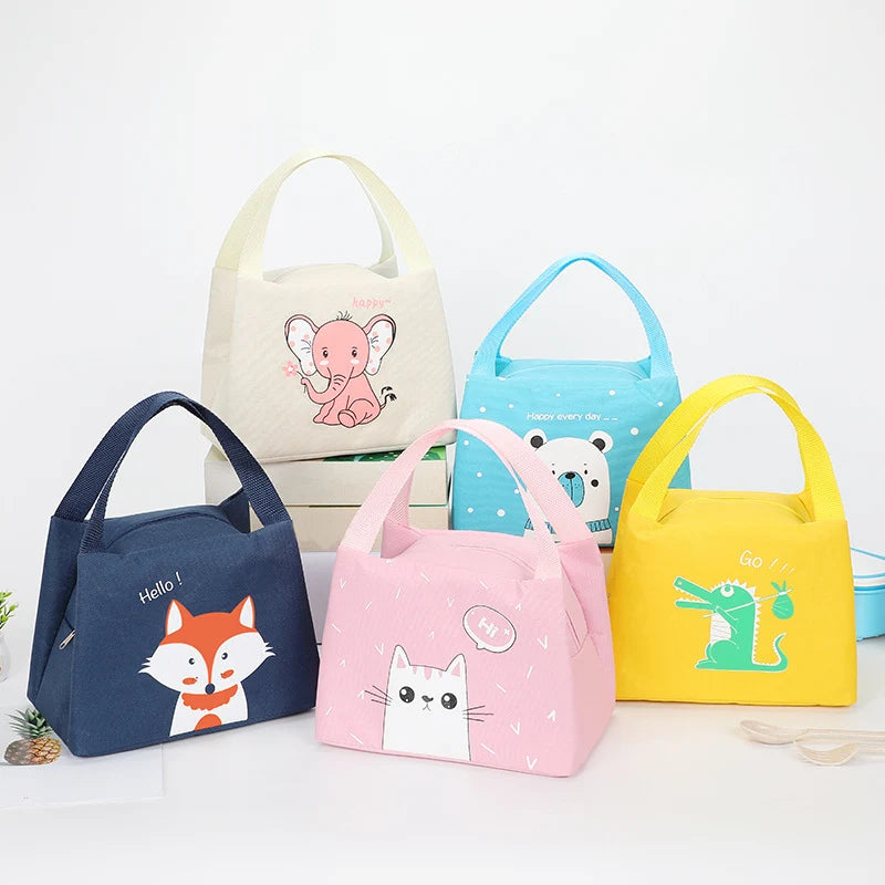 Unisex Lunchtas Geïsoleerd Met Dierenprint 1