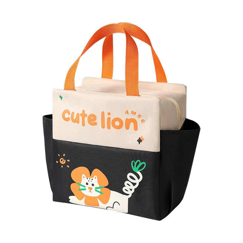 Unisex Lunchtas Geïsoleerd Met Speels Thema 5