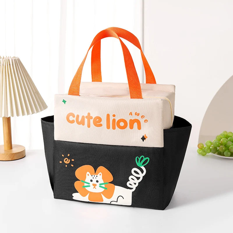 Unisex Lunchtas Geïsoleerd Met Speels Thema 6
