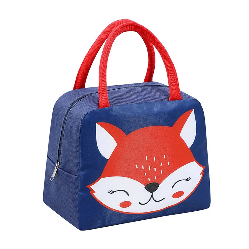 Unisex Lunchtas Geïsoleerd Met Vossenmotief 0