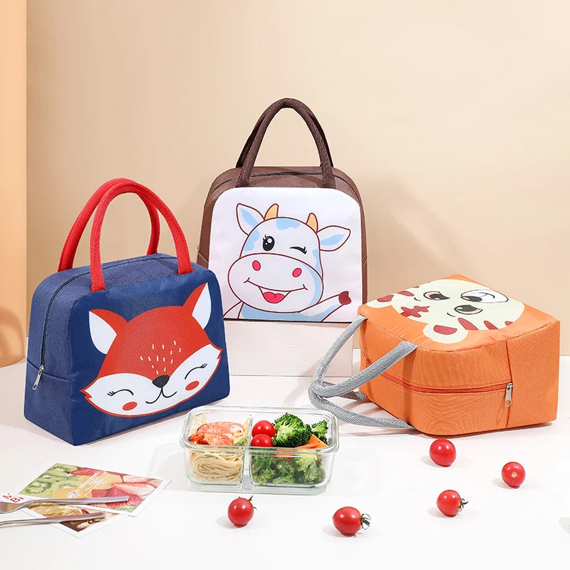 Unisex Lunchtas Geïsoleerd Met Vossenmotief 1