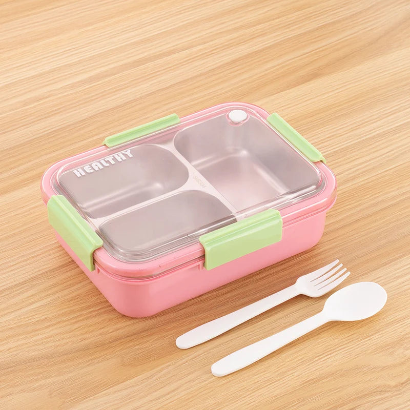 Unisex Maaltijdvoorbereidingscontainer met Drie Compartimenten 0